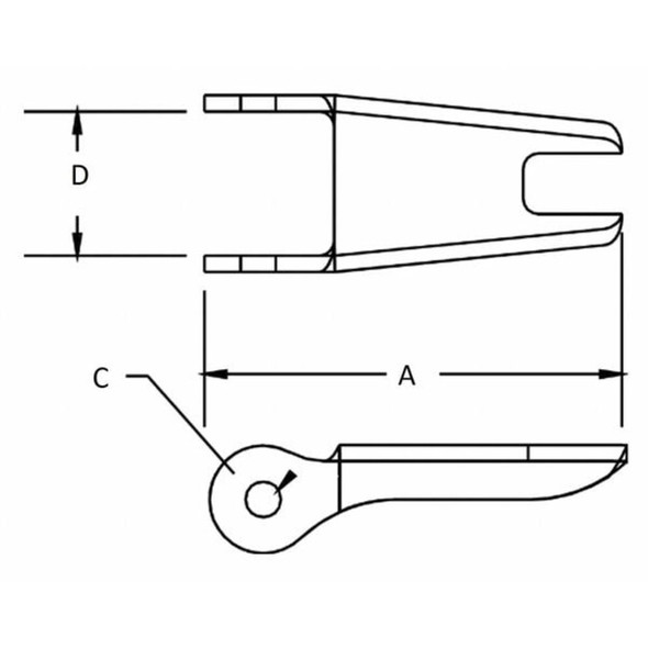 Crosby Latch Kit, Steel, 3-13-16 in., 1-9-64 in. 1096657