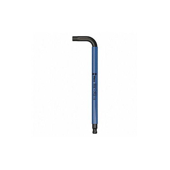 Plain L Key Hex Key, 10 mm Tip Size, 9 in Long, 1 11/16 in Short