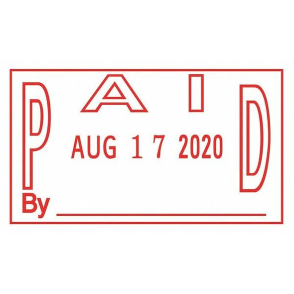 2000 Plus Self-Inking Paid and Date Stamp 011093