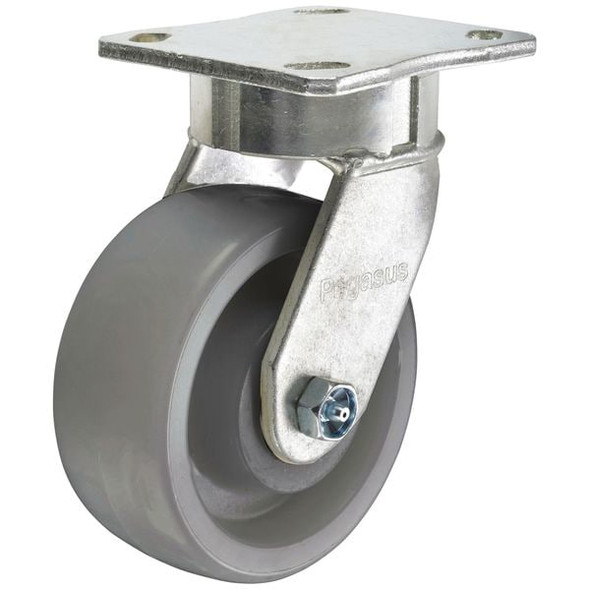 Manufacturer Varies Swivel Plate Caster,Nylon,5 in.,1200 lb. P25S-N050K-14-001