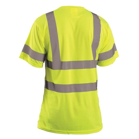 Occunomix T-Shirt, 3, R, Polyester, Yellow, M LUX-SSETP3B-YM