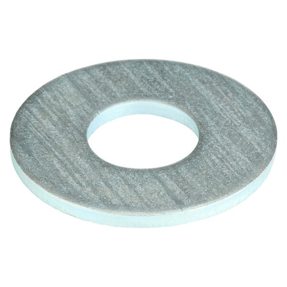 Flat Washer, For Screw Size 1/2" ,Steel Zinc Plated Finish, 50 PK