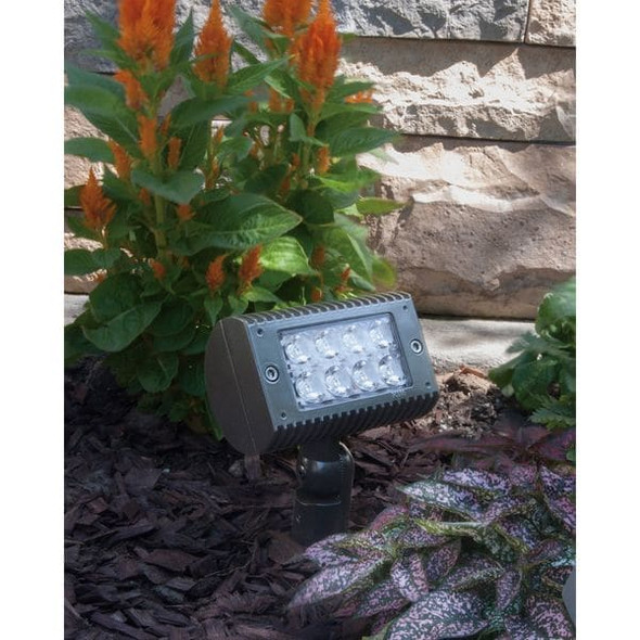 Kim Lighting LED Accent Light,10W,CRI 80,651L,3000K EL218F3/8L3KUV/BL