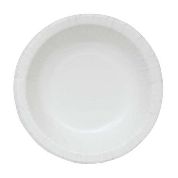 Disposable Paper Plates, Heavy-Weight, Round, 10 in, White, 250 PK