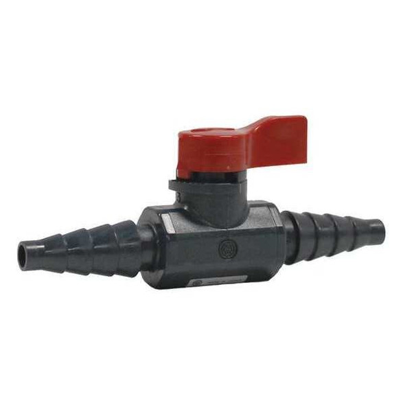 Asahi Manual 2-Way Ball Valve,Barb,PVC 1079002 Asahi Manual 2-Way Ball Valve,Barb,PVC 1079002