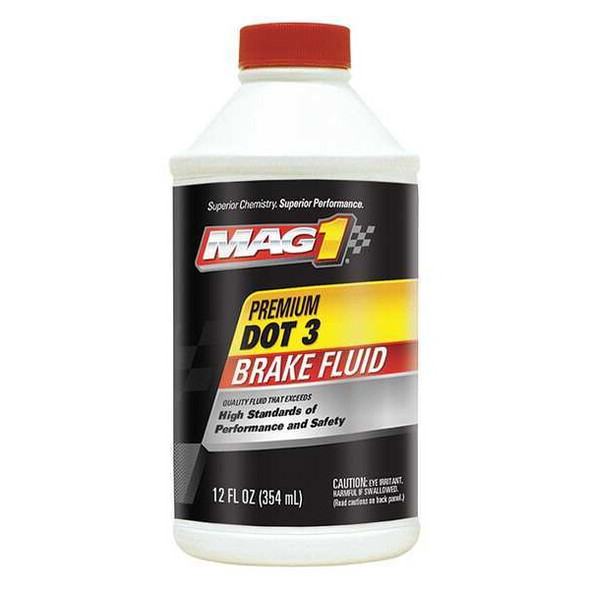 Mag 1 Brake Fluid,Liquid,Clear,12 oz. MAG00122 Mag 1 Brake Fluid,Liquid,Clear,12 oz. MAG00122
