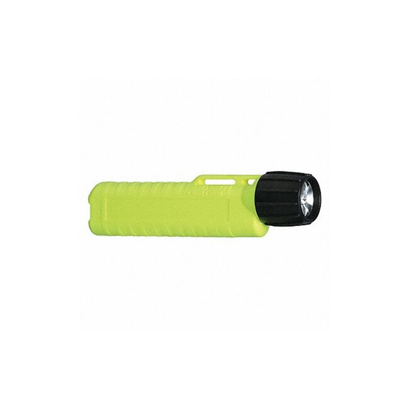Pacific Helmets Safety Yellow LED Handheld Flashlight, Alkaline AA, 120lm 514431