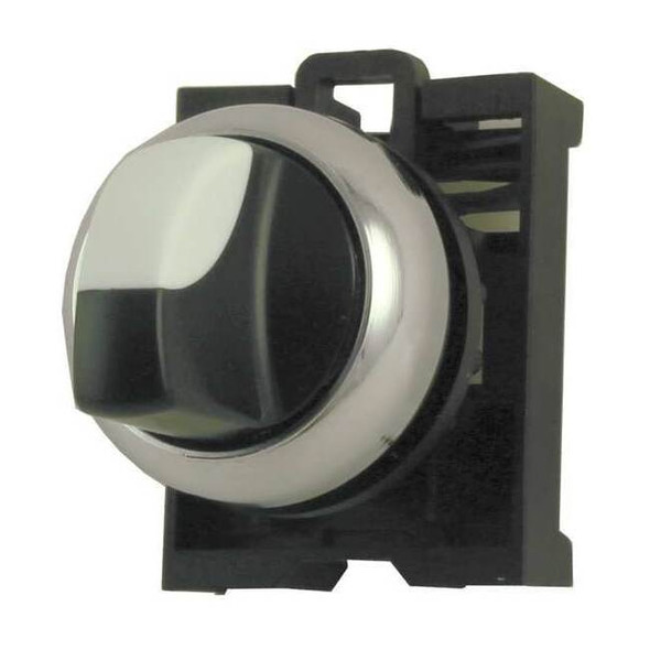 Eaton ShortHandleSelectorSwitch,Blk,3Pos,22mm M22M-WK3