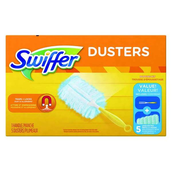 Swiffer Duster Starter Kit,Nonwoven Head,PK6 11804