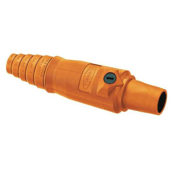 Hubbell Wiring Device-Kellems Connector,3R,4X,12,Female,Org,2/0 to 4/0 HBL400FO Hubbell Wiring Device-Kellems Connector,3R,4X,12,Female,Org,2/0 to 4/0 HBL400FO