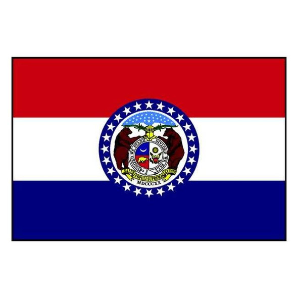 Annin Flagmakers Missouri State Flag,3x5 Ft 142960
