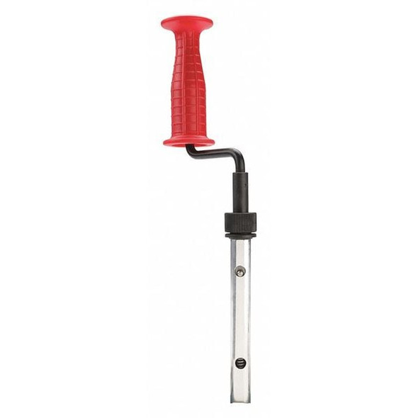 Closet Auger, 6 ft Cable Lg, 1/2 in Cable Dia, Power Drill Compatible, Bulb Head, Manual Cable Feed