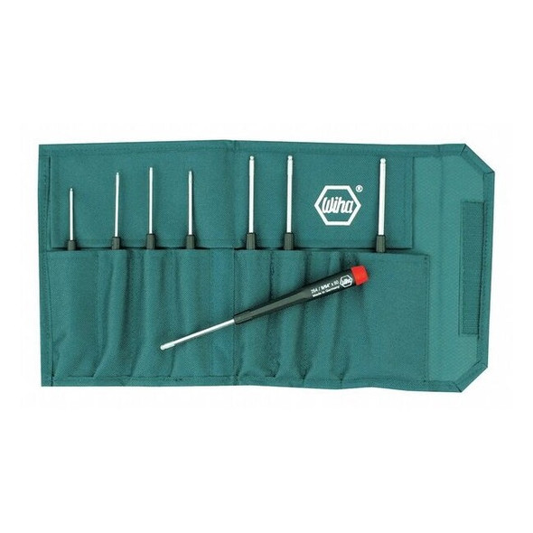 Wiha Screwdriver Set,8 pcs,Round Shank 26499
