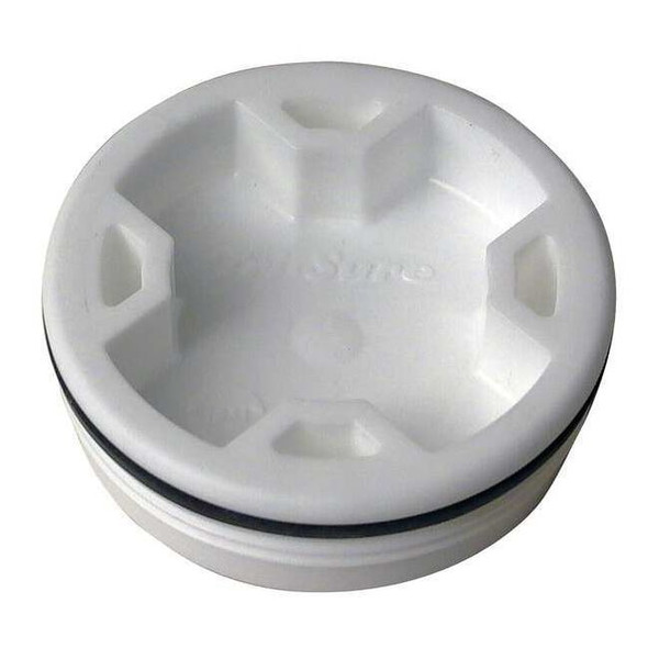 Manufacturer Varies DrumPlug, 2" OD, Polypropylene,Wht,PK10 GTP20P