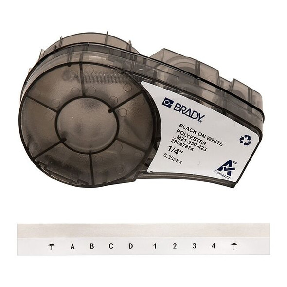 Harsh Environment Multi-Purpose Polyester for Brady M210 and M211, 1/4inW