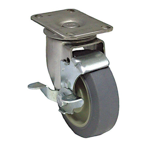Manufacturer Varies Plate Caster,Swivel,Rubber,6 3/16"H P12SX-PRP050B-12-WB Manufacturer Varies Plate Caster,Swivel,Rubber,6 3/16"H P12SX-PRP050B-12-WB