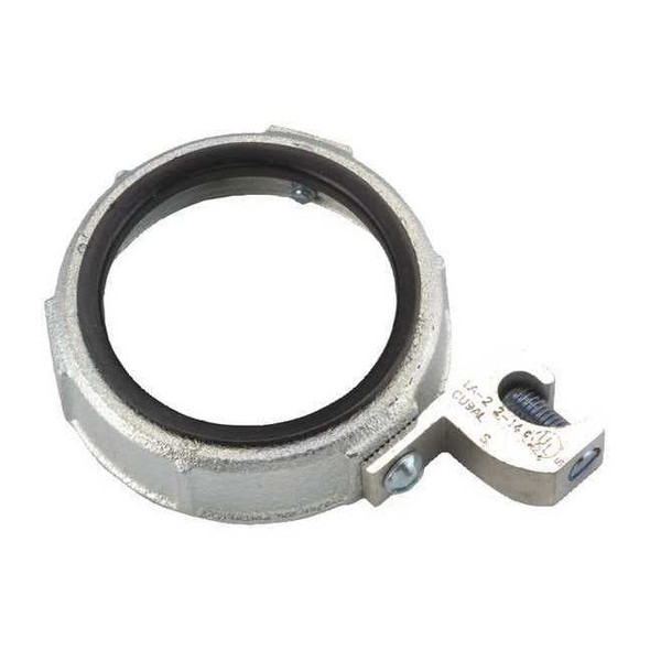 Raco IMC Bushing, 3/4 in, Threaded, Iron, Plain, Gray 1263DC