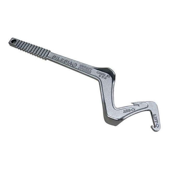 Manufacturer Varies Pail Lid Opener, Silver, Aluminum, 21 In. 3N1