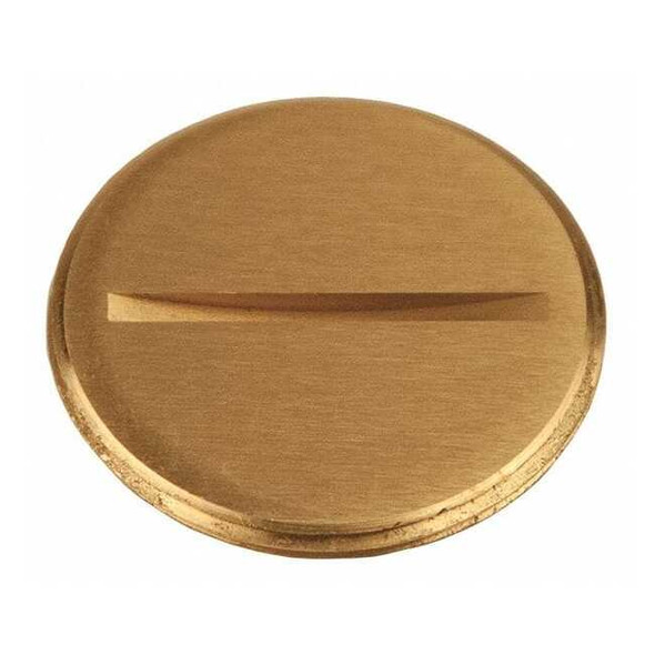 Raco Box Cover, 0 Gang, Brass, Flush Cover Type 6226