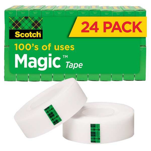 3m Office Tape,Matte Acetate,PK24 810K24