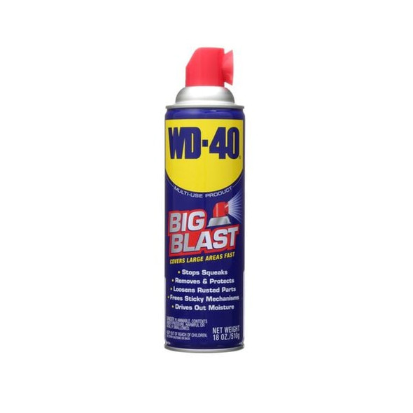 Big Blast, Multi-Use Lubricant, -60 to 300 Deg F, Net Wt 18 oz, Container Sz 23 oz, Aerosol , Amber