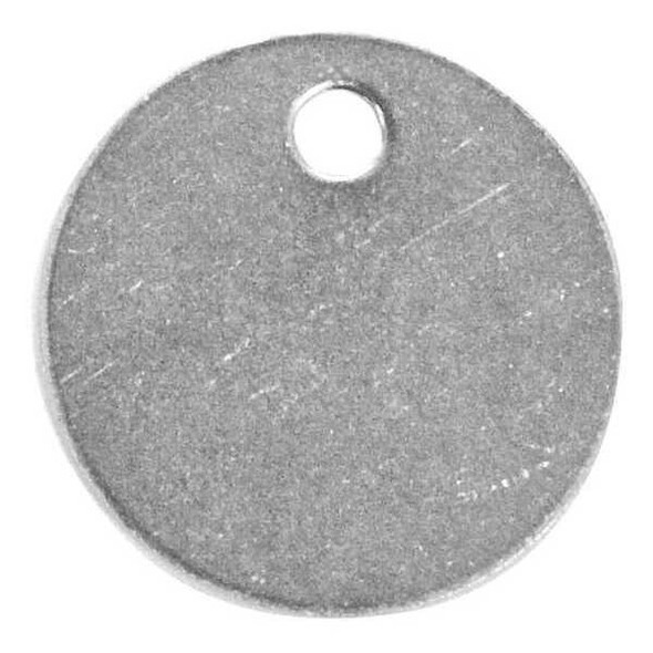 Manufacturer Varies Blank Tag,Alum,1in H,1in W,Silver,PK100 41821 Manufacturer Varies Blank Tag,Alum,1in H,1in W,Silver,PK100 41821