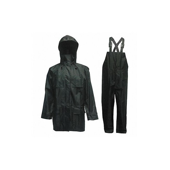 Viking Rain Suit w/Jacket/Bib,Unrated,Black,2XL 2900BK-XXL Viking Rain Suit w/Jacket/Bib,Unrated,Black,2XL 2900BK-XXL
