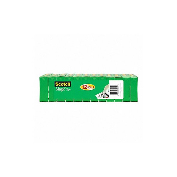 3m Office Tape,Matte Acetate,PK12 810K12