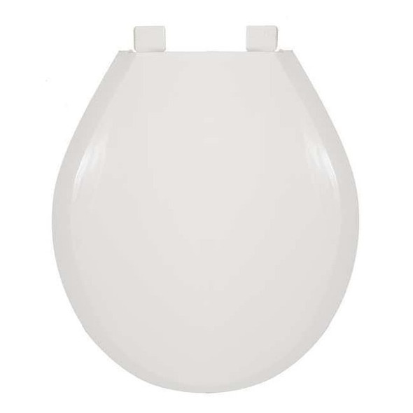 Centoco Toilet Seat With Cover, Top-Mounted Hinge, Round, White 3700SCLC-001