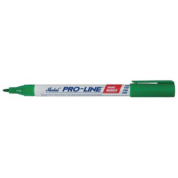 Markal Paint Marker, Medium Tip, Green Color Family, Paint 96876