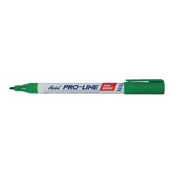 Markal Paint Marker, Medium Tip, Green Color Family, Paint 96876