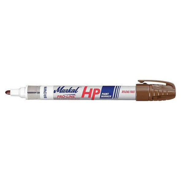 Markal Paint Marker, Medium Tip, Brown Color Family, Paint 96975