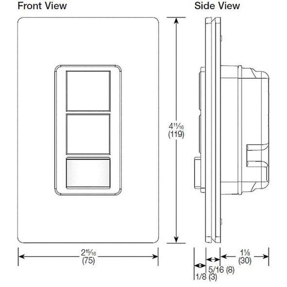 Lutron MS-PPS6-DDV-WH