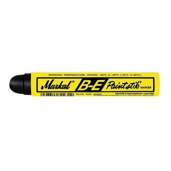 Markal Paint Crayon, Large Tip, Black Color Family, 12 PK 80623