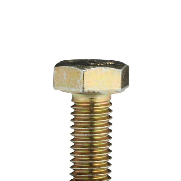 Class 10.9, M8-1.25 Hex Head Cap Screw, Zinc Yellow Steel, 25 mm L, 100 PK  M04114.080.0025