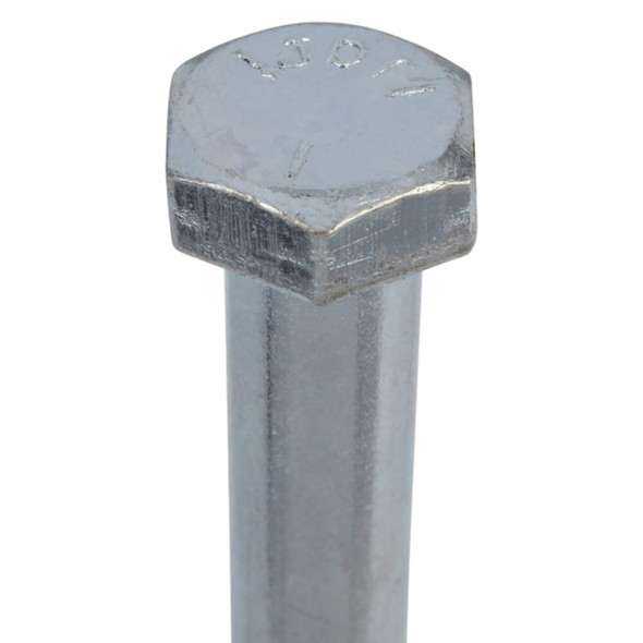 Grade 5, 3-8"-16 Hex Head Cap Screw, Zinc Plated Steel, 4 in L, 10 PK  U01200.037.0400