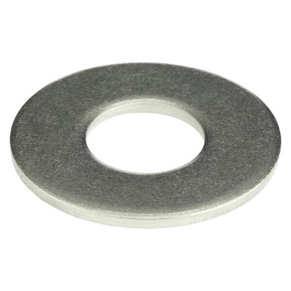 Flat Washer, For Screw Size 1" ,Stainless Steel Plain Finish, 5 PK