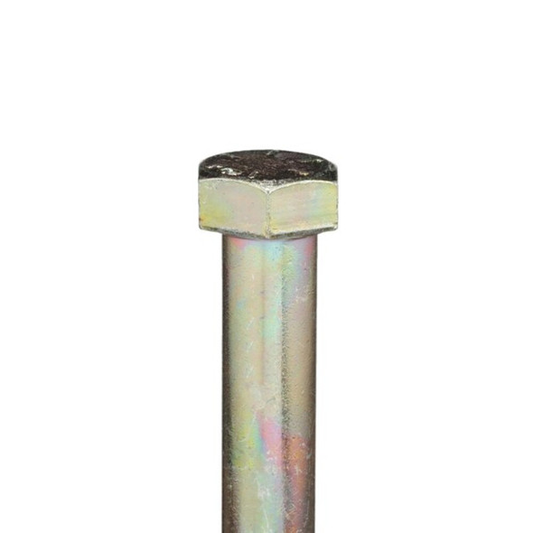 Grade 8, 9-16"-12 Hex Head Cap Screw, Zinc Yellow Steel, 4-1-2 in L, 5 PK  U04104.056.0450