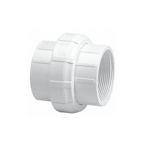 Manufacturer Varies PVC Union, FNPT x FNPT, 1/2 in Pipe Size 458005