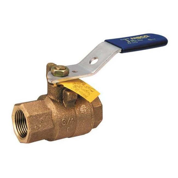 Nibco 1" FNPT Bronze Ball Valve Inline T58570UL 1