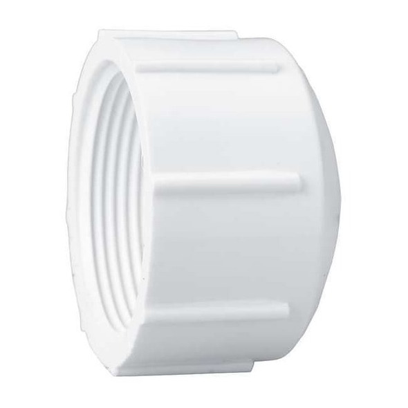 Manufacturer Varies PVC Cap, FNPT, 1-1/2 in Pipe Size 448015