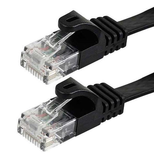 Monoprice Patch Cord,Cat 5e,Flexboot,Black,7.0 ft. 9549