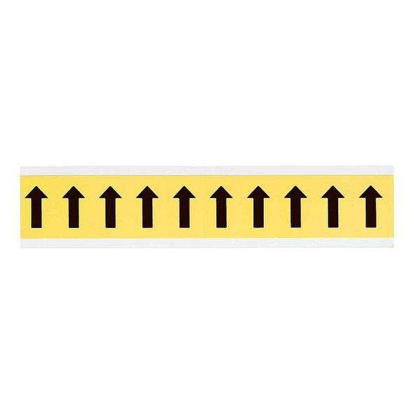 Brady SymbolLabel,Vinyl,1-1/2inH,7/8inW,PK10 3430-ARO