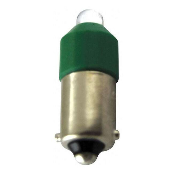 Eaton Miniature LED Bulb,6 to 12V,Green E22LED612GN