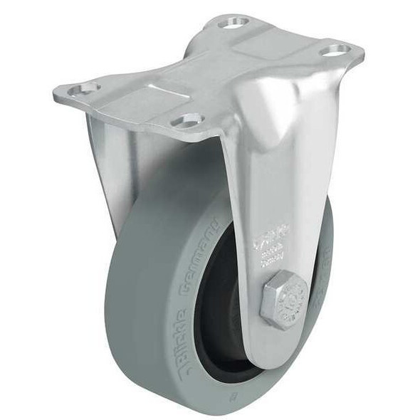Manufacturer Varies Plate Caster,Rigid,Rubber,4 11/16"H B-POEV 89KF-12-SG