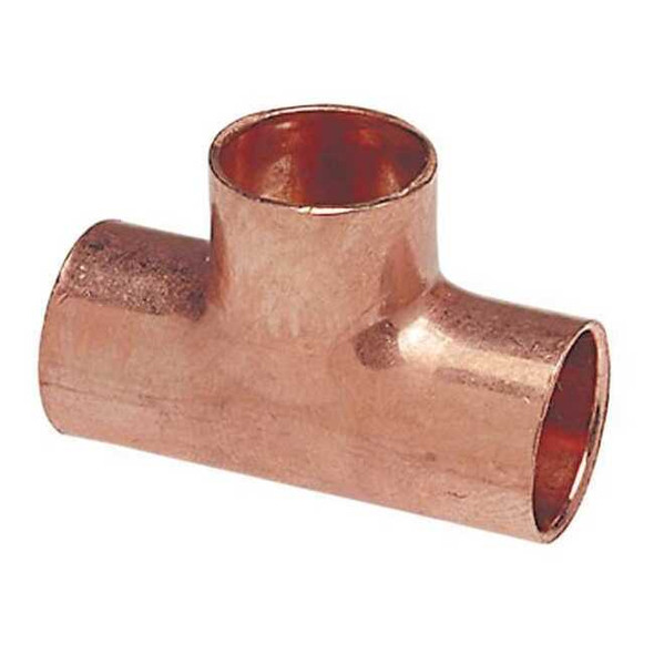 Nibco 1" x 1/2" x 1/2" NOM C Copper Reducing Tee 611RR 1X1/2X1/2