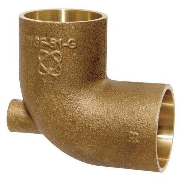 Nibco Reducing Tee,LL Cast BRZ,1/2",CxFNPTxC 705-LF 1/2X1/8X1/2