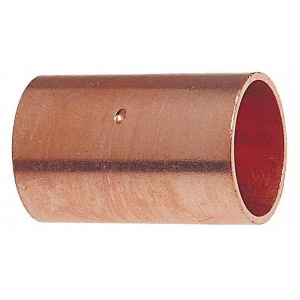 Nibco Coupling with Stop,Wrot Copper,3/8",CxC 600DS 3/8