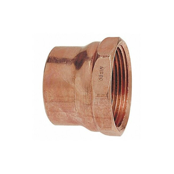 Nibco 1-1/4" NOM C x 1-1/4" FNPT Copper Adapter 903 11/4
