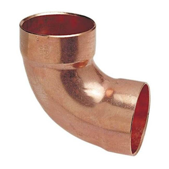 Nibco 1-1/4" NOM C Copper 90 Degree Drop Elbow 907 11/4